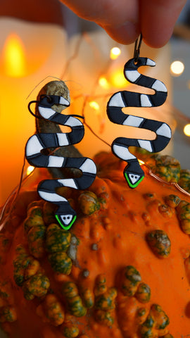 PREORDER Beetlejuice Sandworm Earrings