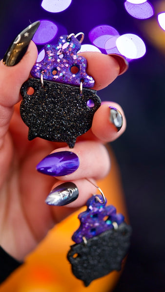 PREORDER Bubbling Cauldron Earrings