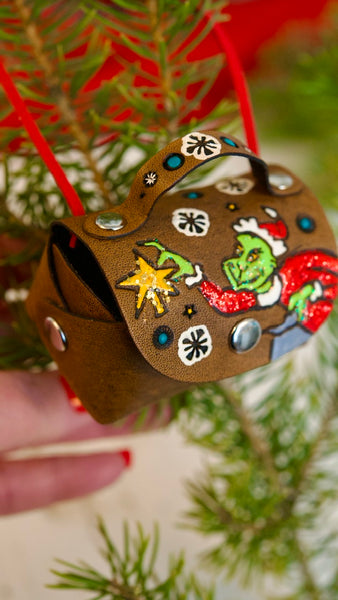 Sly Grinch Christmas Mini Purse Key Chain