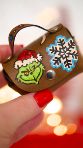 Grinch & Max Christmas Mini Purse Key Chain