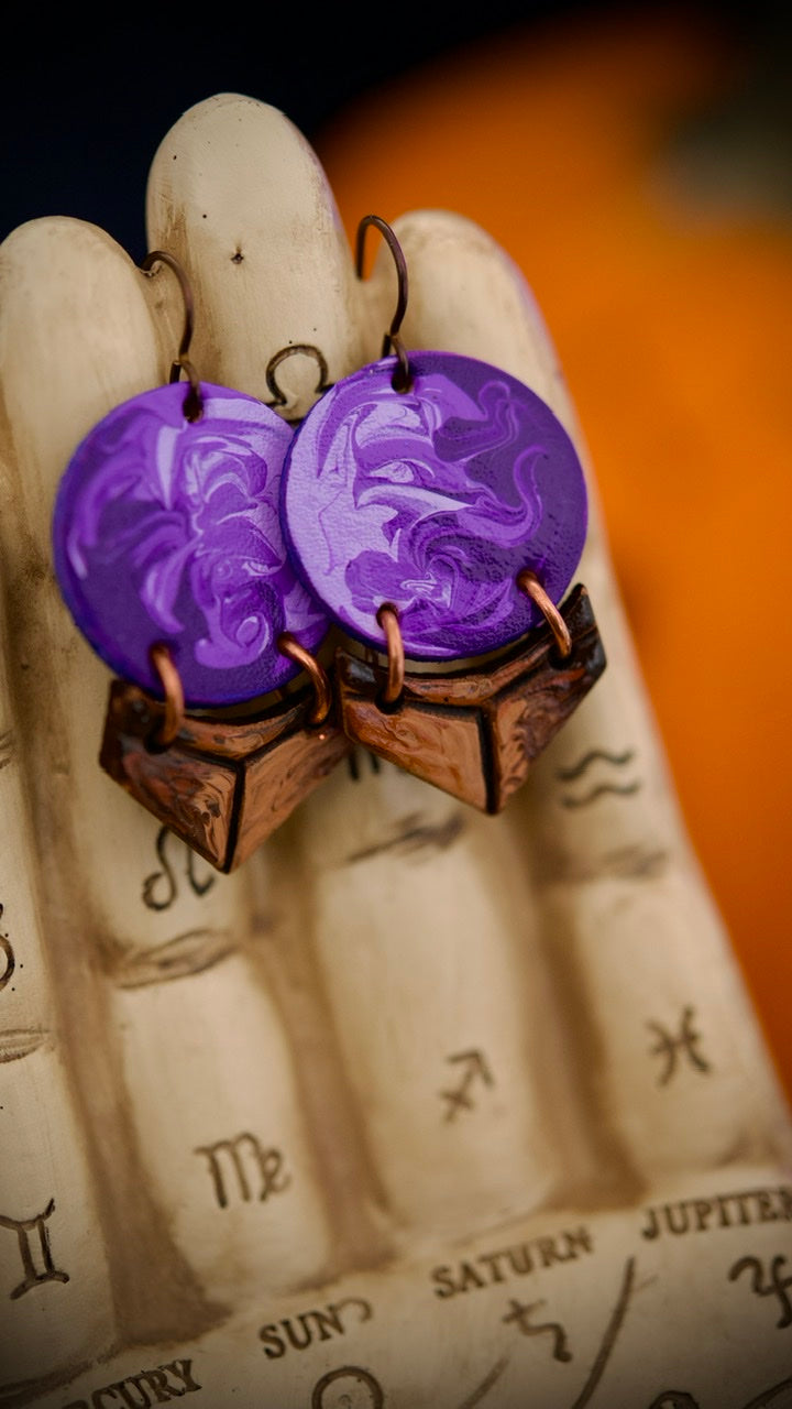PREORDER Soothsayer's Crystal Ball Earrings