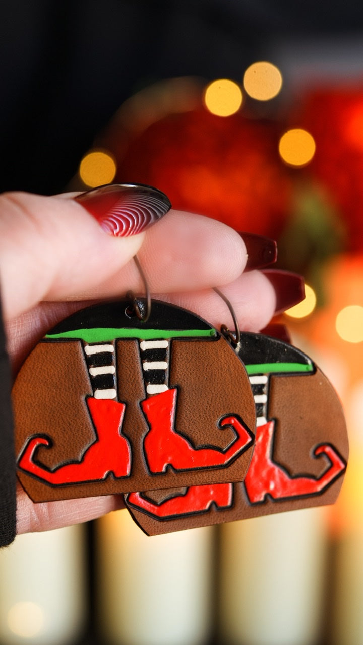 Preorder - Wicked Witch Legs Earrings