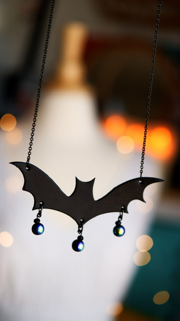 Preorder - Eerie Nights Bat Necklace