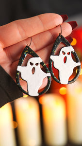 Preorder - I Ain't Afraid of No Earrings - White & Shimmer