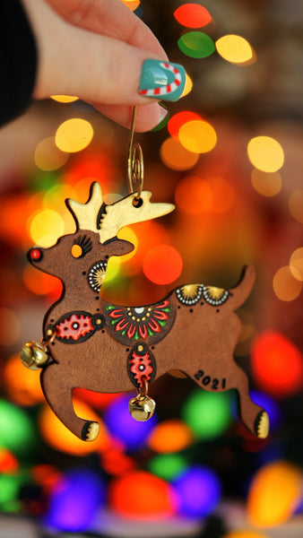 Dala Reindeer Ornament