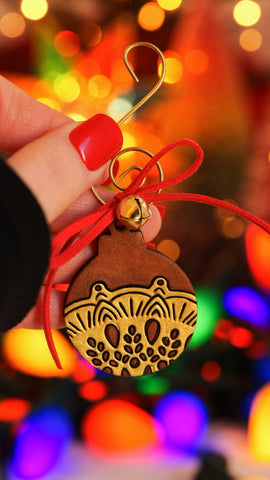 Gold Jingle Bell Ornament