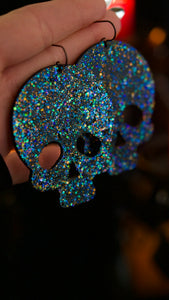 PREORDER Stardust Large Skull Earrings