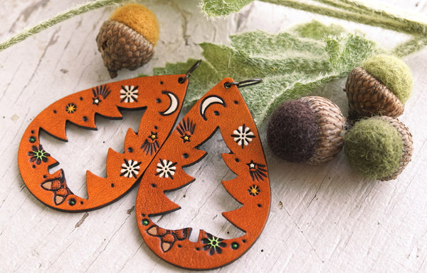 Woodland Evergreen Earrings