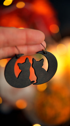 Preorder - Simply Black Cat's Dreams Earrings
