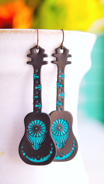 Blackbird Acoustic Guitar Earrings