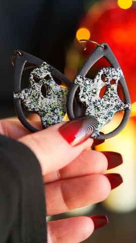 Preorder - I Ain't Afraid of No Earrings - Shimmer on Black