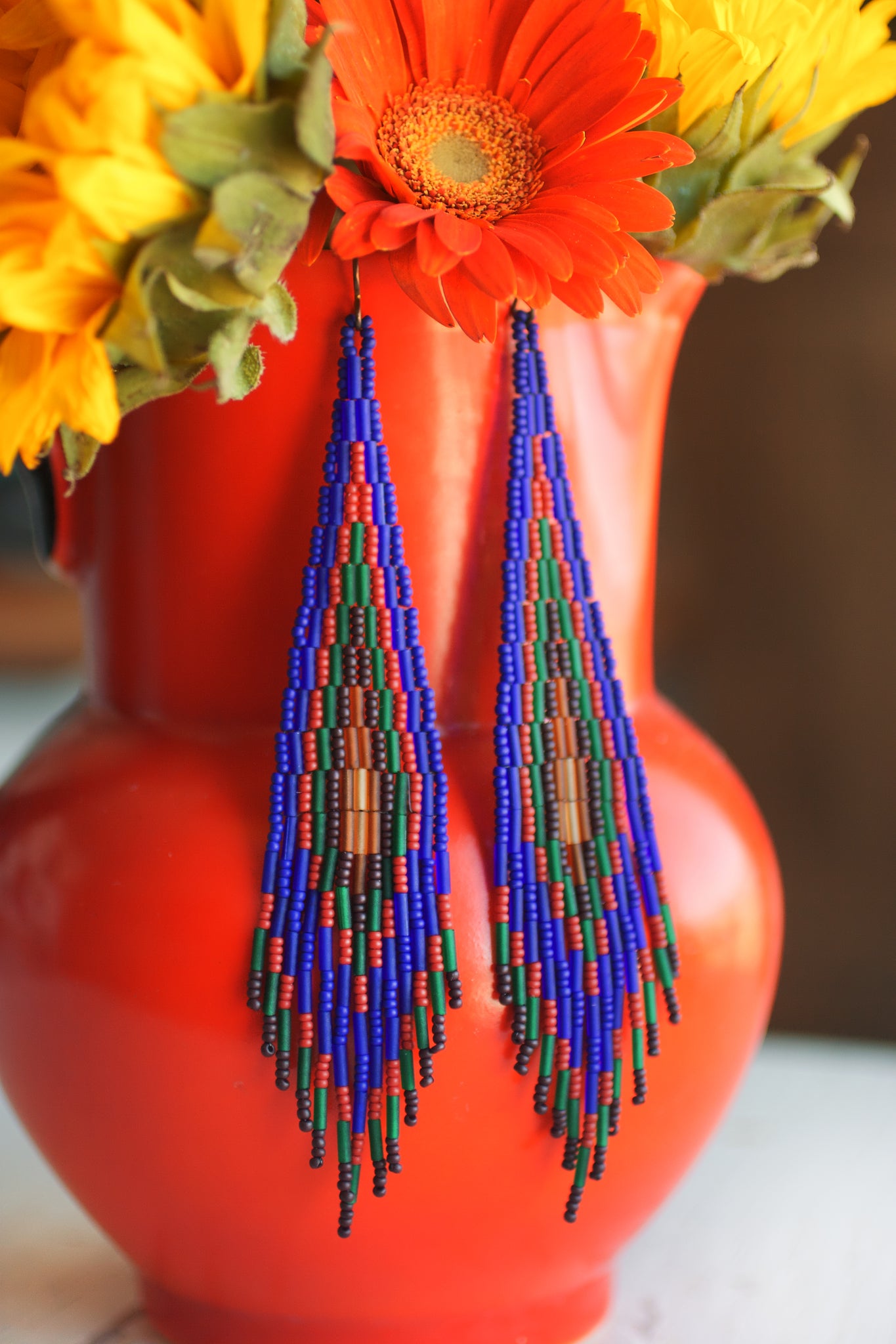 Autumn Feathers Earrings