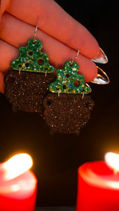 PREORDER Bubbling Cauldron Earrings