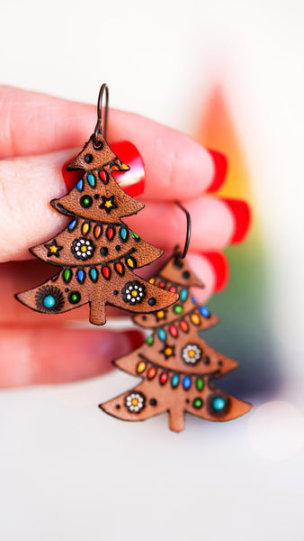 Petite Christmas Tree Earrings