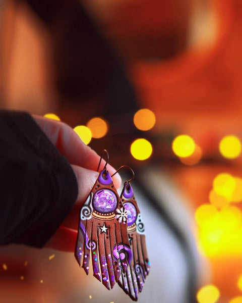 Preorder - Sparkling Crystal Ball Fringe Earrings
