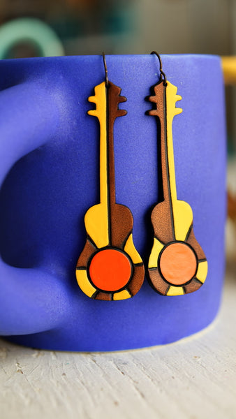 Sunshine of My Life - Acoustic Guitar Earrings