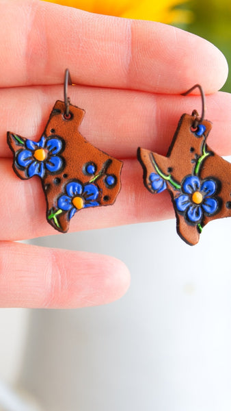 Texas Bluebonnet Earrings