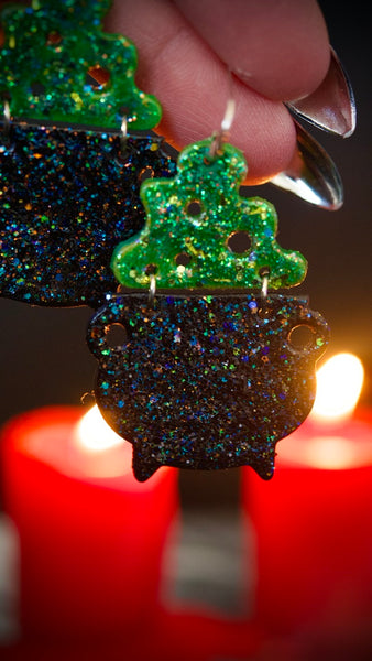 PREORDER Bubbling Cauldron Earrings