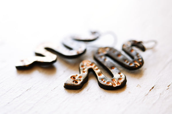 PREORDER Rose Gold Snake Earrings