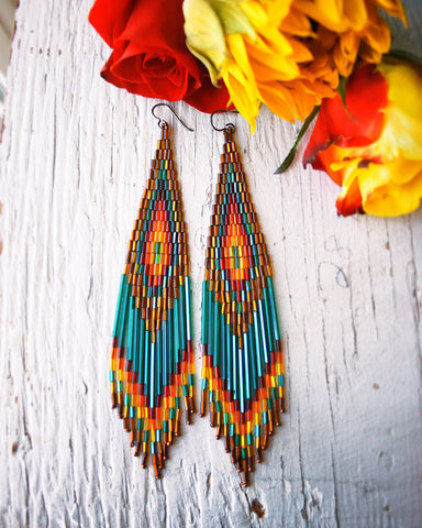 Grand Mesa Beaded Earrings