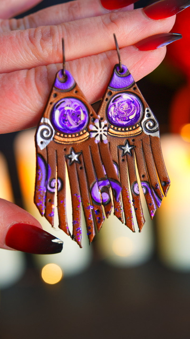 Preorder - Sparkling Crystal Ball Fringe Earrings