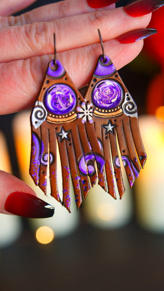 Preorder - Sparkling Crystal Ball Fringe Earrings