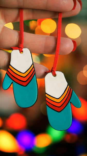 Mesa Dreams Ski Mittens Ornament