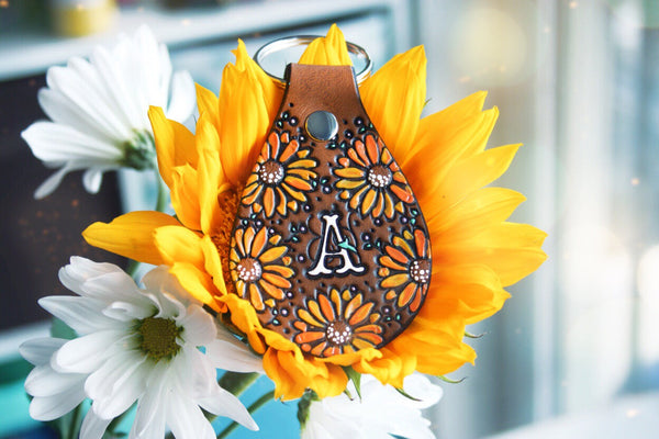 Sunflowers Custom Keychain