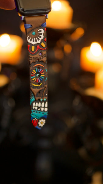 Sugar Skull Apple Watchband
