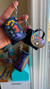 PREORDER Hocus Pocus - Sanderson Sisters - Mini Purse Key Chain in Black