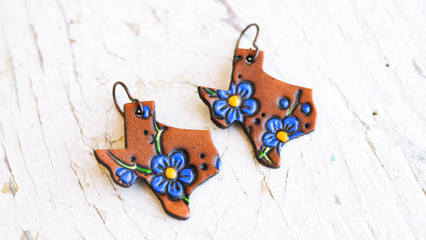 Texas Bluebonnet Earrings